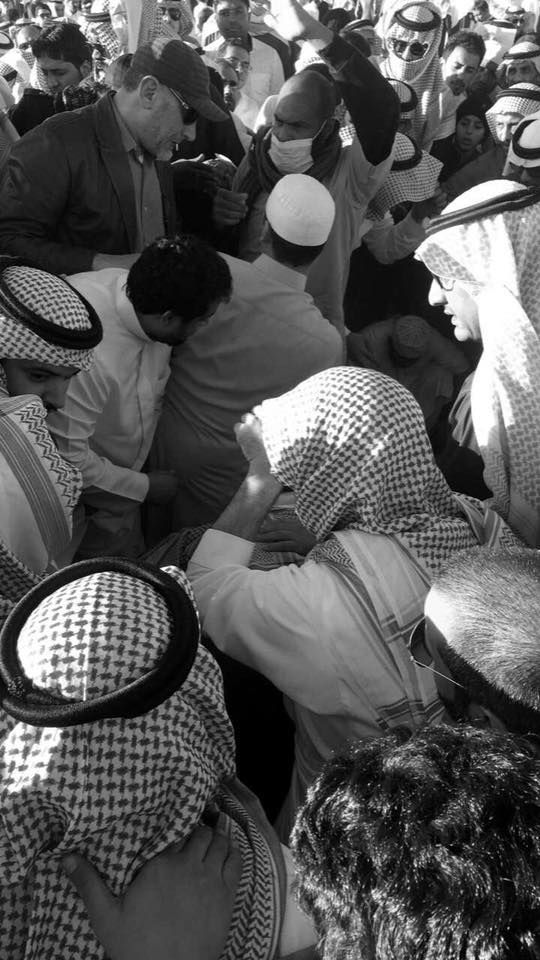 أمير عبد المجيد في الجنازة